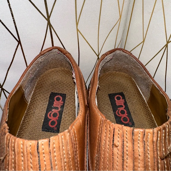 Dingo Women's DI02218 Western Ankle Boots - Brown - Size 7.5 - Picture 6 of 9